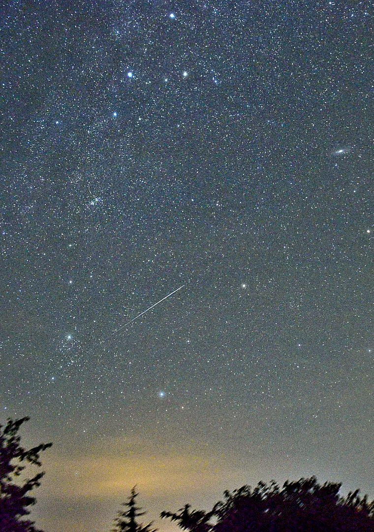 Caught a shooting star in France. #PerseidMeteorShower <a href="/StormHour/">#StormHour</a>
