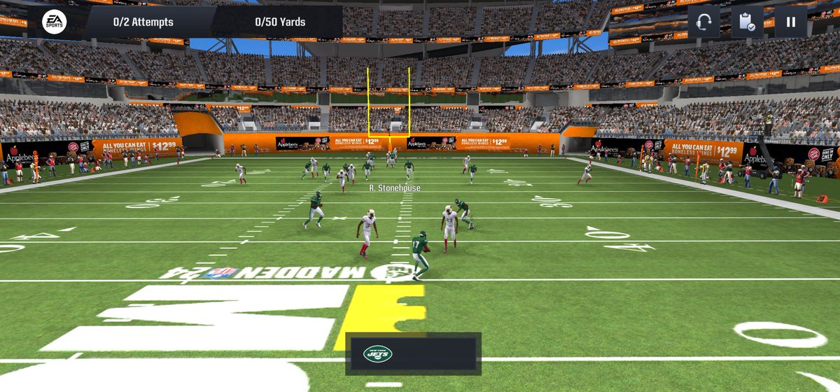 Blad3sharp's tweet image. Applebee&apos;s now advertising via Bidstack into Madden 24 in the US #BIDS #BIDSTACK