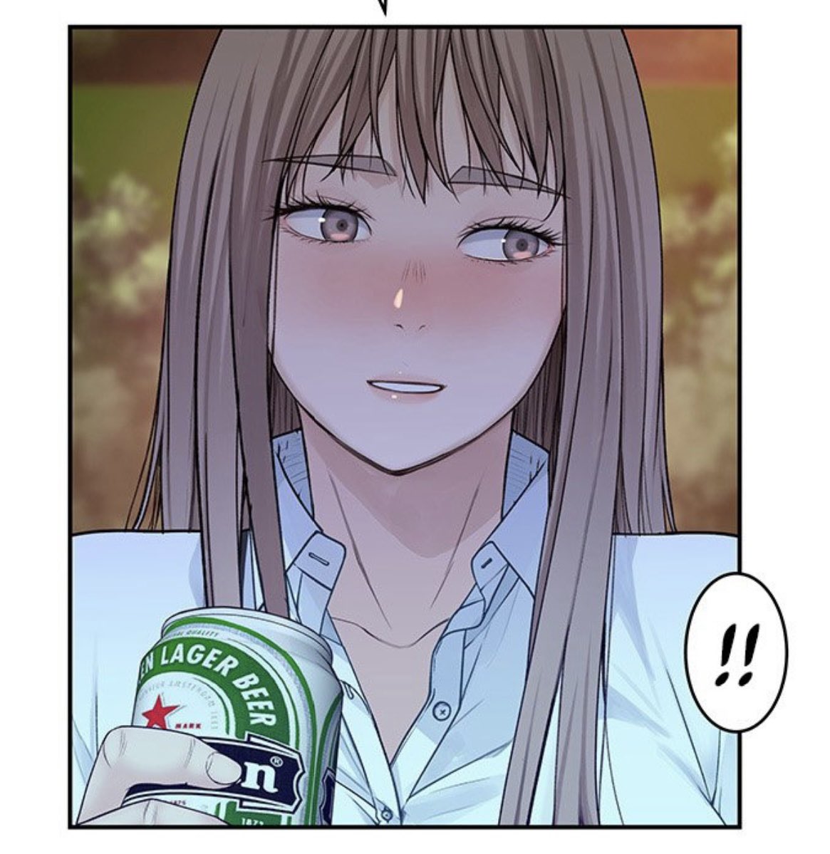 Is the sweet talker at least going to buy her a drink while he’s here? 

Words are cheap but alcohol however. . .