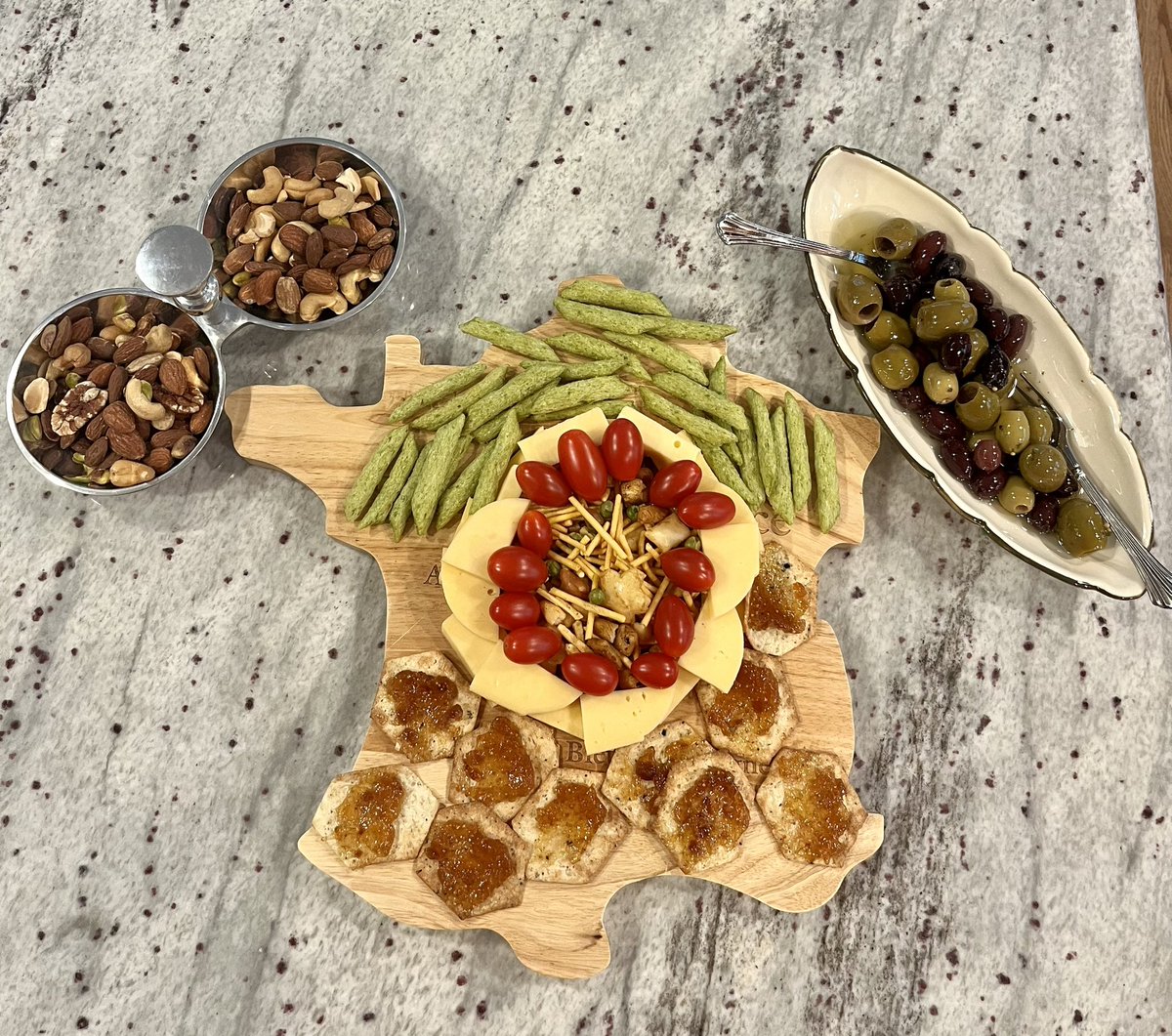 Now that my charcuterie board is complete, let the party begin!!!