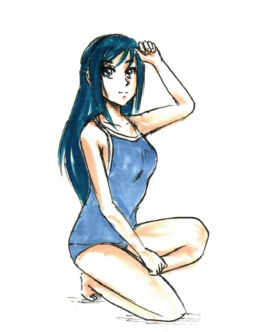 #1日1六花(211) ふたご神の海の日オールスター、まだ六花の水着の詳細分からないけど、スク水ありえる。
