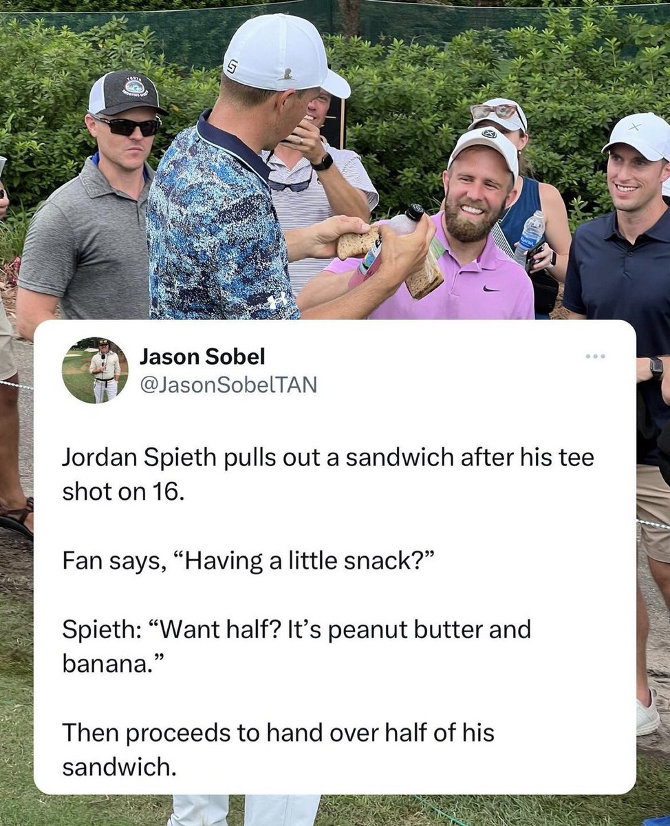 BirdiePerfect's tweet photo. One for you, one for me 🥪 (via: @JasonSobelTAN) https://t.co/91v0IbmDsk