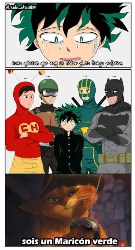 hay algún héroe sin poderes que es o son sus favoritos?🤔