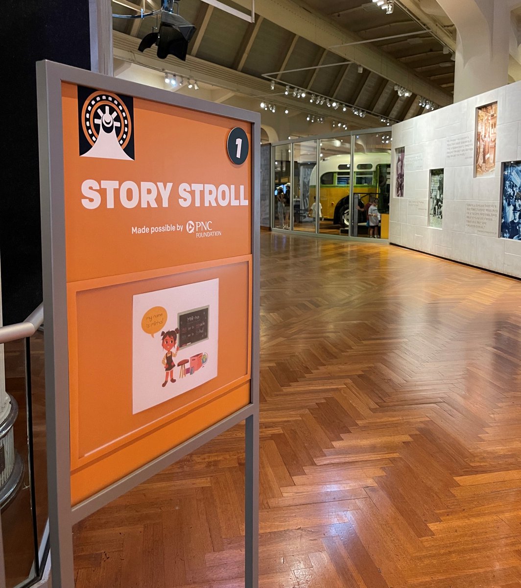 Enjoy our Story Stroll program, made possible from the @PNCBank Foundation. August's is 'That’s Not My Name!' by Anoosha Syed & can be found between our 'With Liberty and Justice for All' and 'Made in America: Manufacturing' exhibits in Henry Ford Museum of American Innovation.