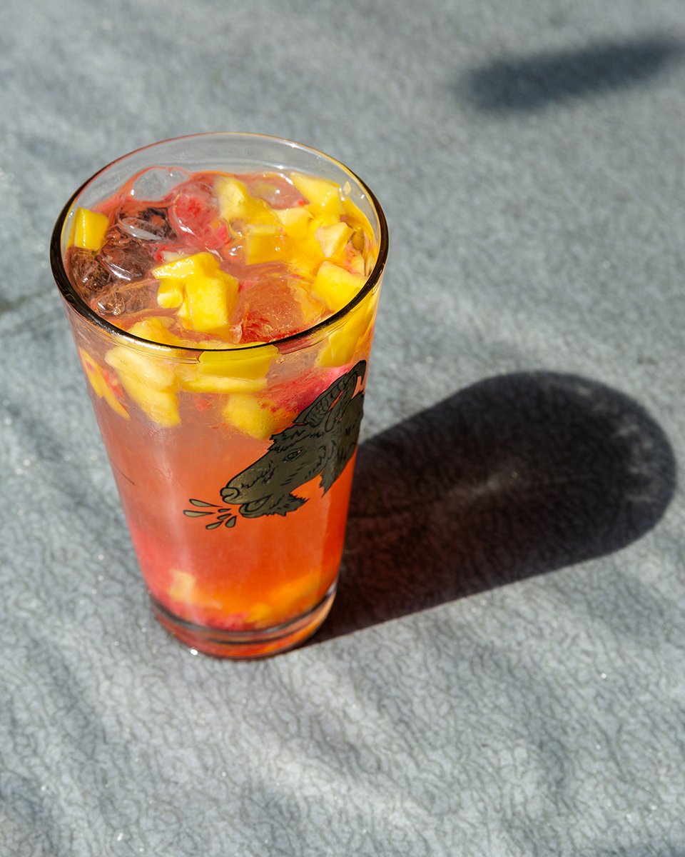 Make it feel like an afternoon in Gulf Shores - order our Sweet Alabama mango cocktail, a great drink on a hot summer day. #404eats #atleats #sweetalabama #cocktailsofinstagram