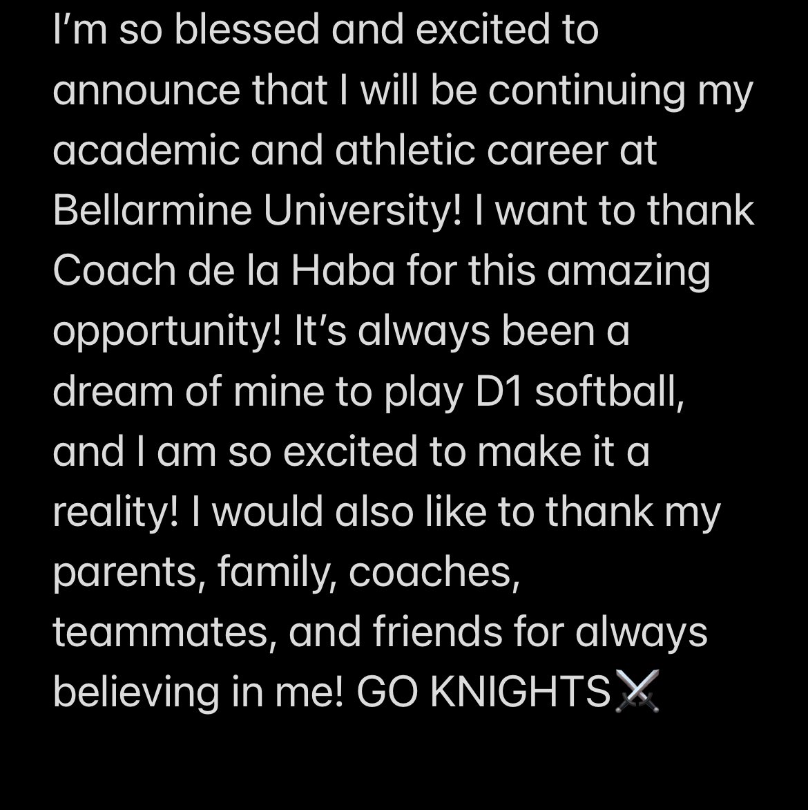 lydiastowe23's tweet photo. GO KNIGHTS⚔️⚔️ @BUKnightsSB @C_Delahaba5 @UnityPirillo @Castle_Softball https://t.co/HoofS5wTsd