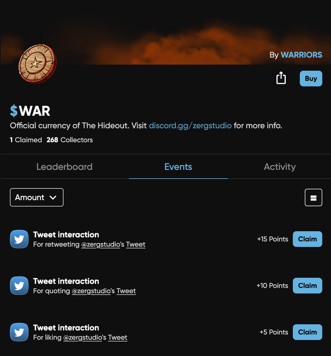 AWRD Points are now live!

All users can collect, and users in our Beta program can create their own and start events.

Points have a special URL structure, a new Events tab, and a fancy blue $ preceding their name.

Media and educational content are coming next week.