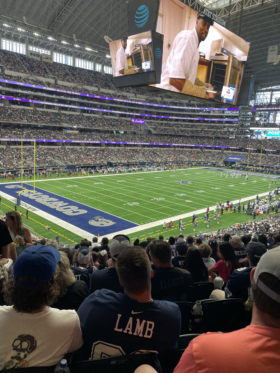 Beyond blessed!!! So glad we were able to join you at the Cowboy game! 💙 This is what it means to be apart of the True North Family! @coachluster2 #THIS #forneyfamily @ForneyAthletics