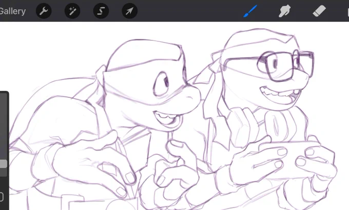 #WIP ! working on mikey and raph soon dw  #mutantmayhem #TMNT #MutantMayhemFanart