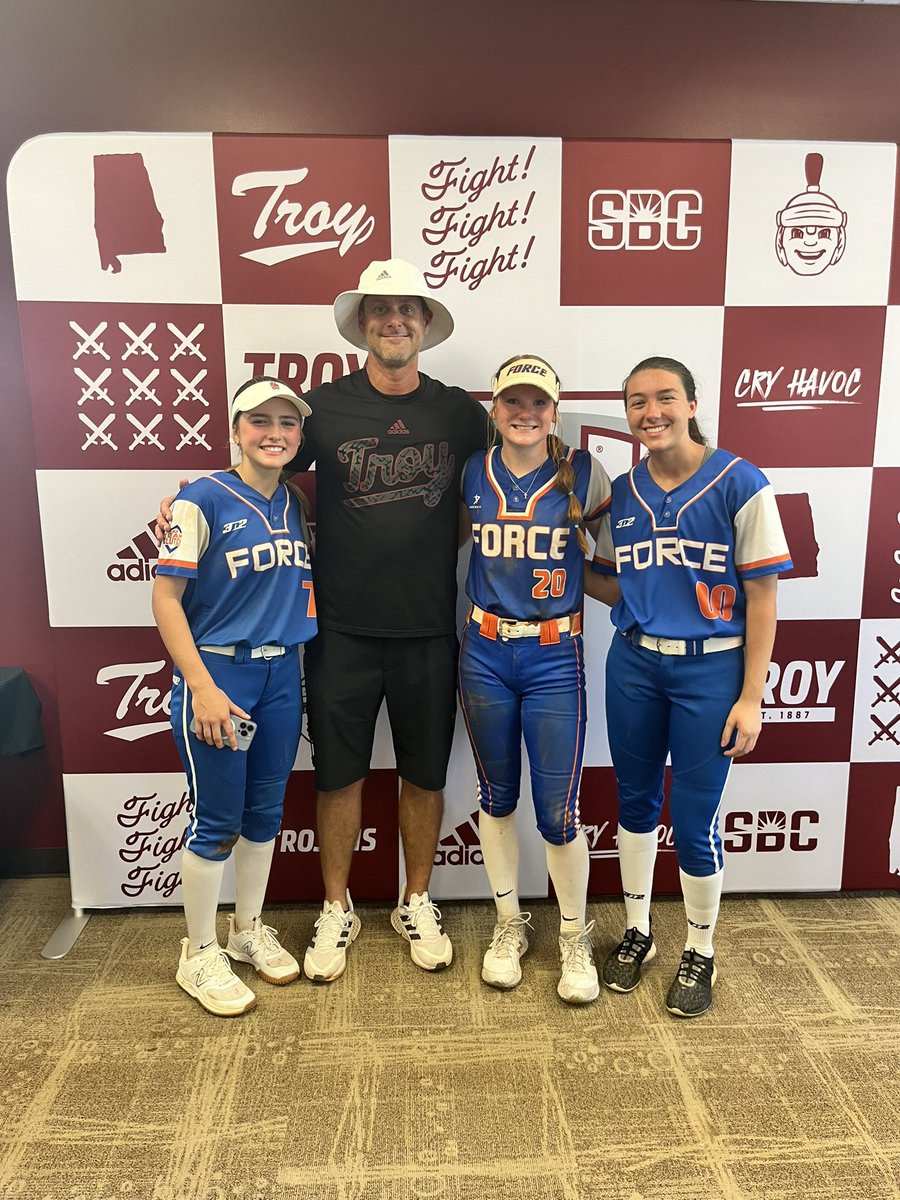 Had a great camp today at <a href="/TroySoftball/">Troy Softball</a>. Thank you <a href="/e_newellcoach/">Eric Newell</a> and your coaching staff for the opportunity and the instruction you gave today.
