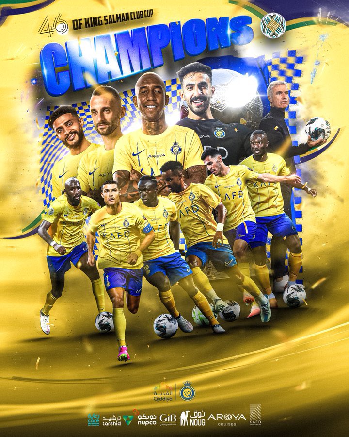 AdnaanMakki's tweet photo. مبروك لكل جماهير النصر العالمي ..
#النصر_بطل_العرب 💙💛 .. https://t.co/uMkUlUNowl