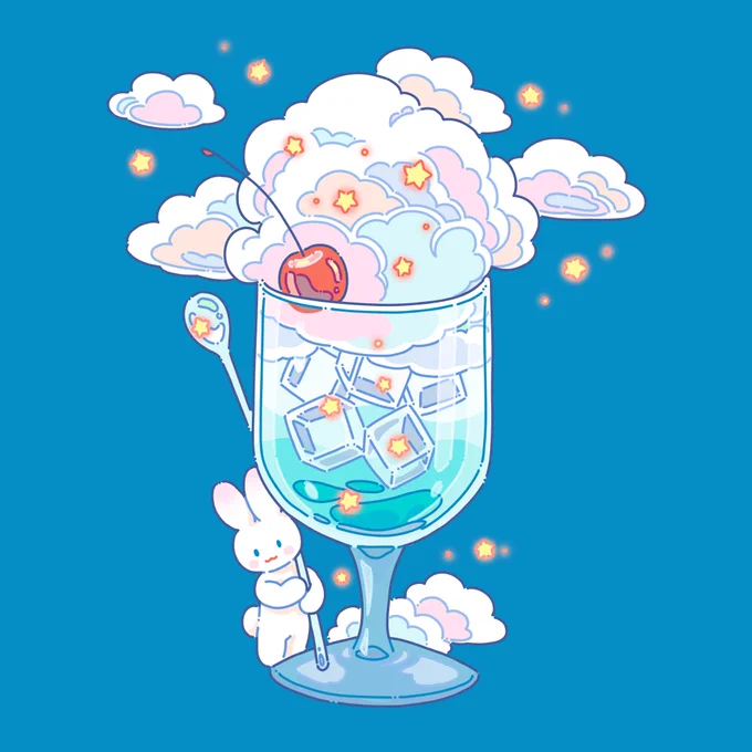 クリームソーダ  #illustration #イラスト #クリームソーダ