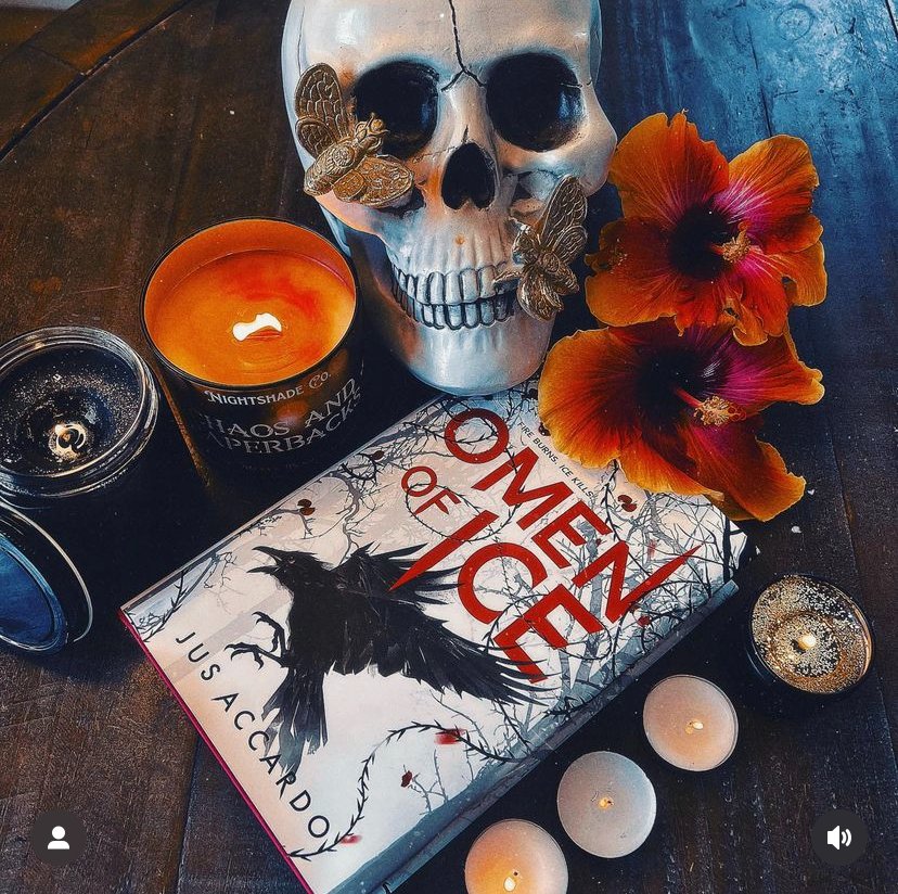 mtmctours's tweet photo. Loving today's feature &amp; review for our Omen of Ice by @JusAccardo tour, thanks to our host 📸@/chaosandpaperbacks! 😍🖤🔥 "This book was fast paced and exciting and I cannot wait to see where the rest of this series leads us." Find their stop in our Bookstagram #OmenofIceMTMC https://t.co/NPfDElovQW