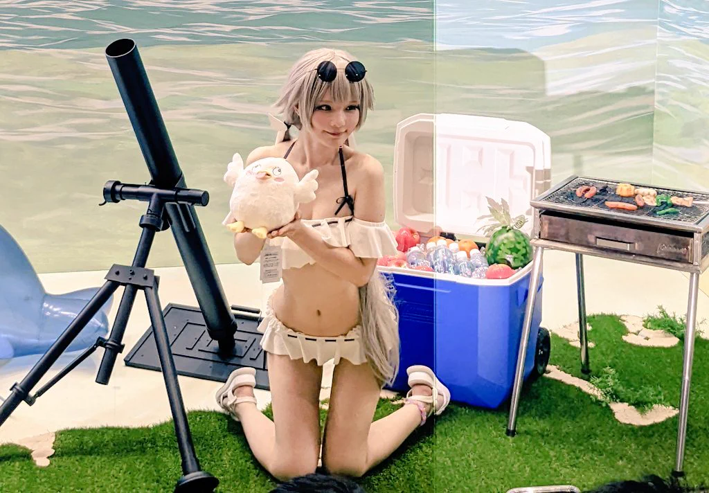 ブルアカ コスプレ ヒフミ 水着 まくばる on X: 