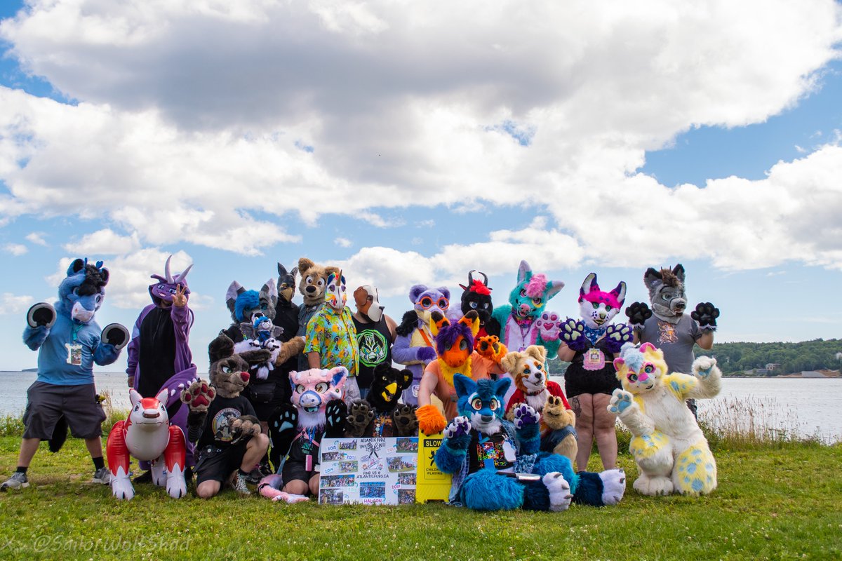 SailorWolfShad's tweet photo. @AtlanticFurs hosted their OMGWTFBBQ today for the first time since covid. It was great getting down there and meeting new people. Took a bunch of pics of everybody and had some great food. Can't wait to do it again next year! https://t.co/z1HGdzLs7G
