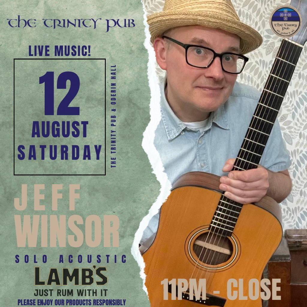 TheTrinityNL's tweet image. The second night of our lambs showcase feature Jeff Winsor and his group!