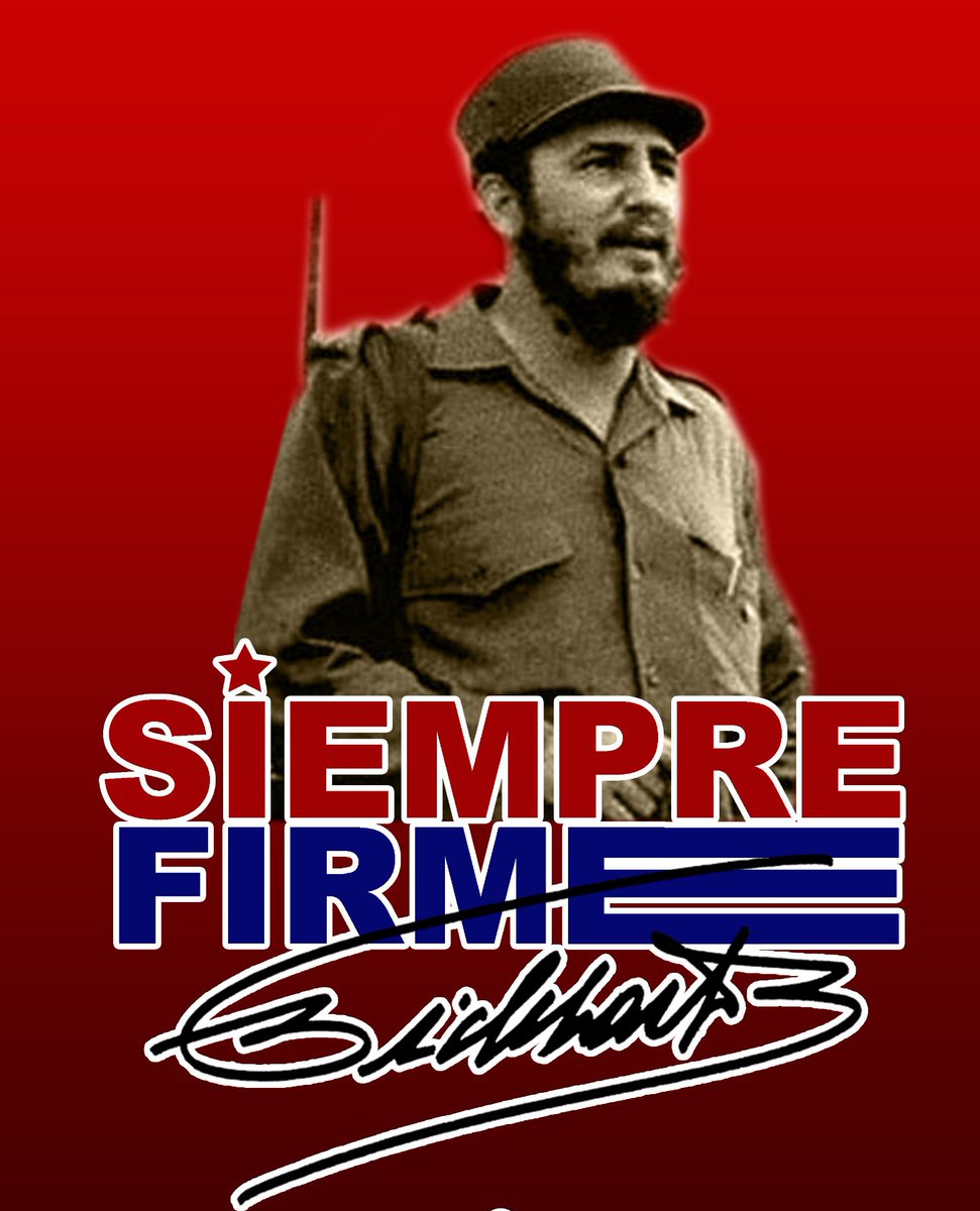 samantha_font's tweet photo. Cuba y será nuestra
Un #Fidel que vive en la montaña, un rubí cinco franjas y una estrella 🇨🇺 #ContigoYo ❤️👍💪😘 https://t.co/z7DhfyKNDq