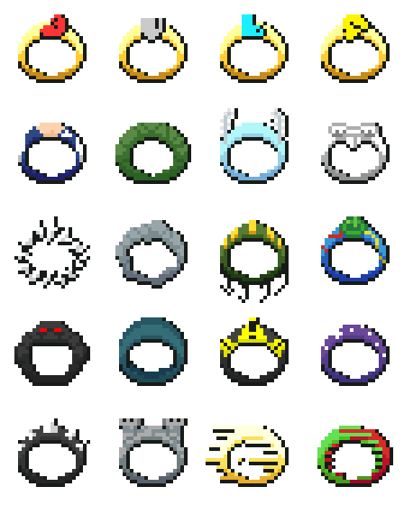 #screenshotsaturday 
Rings.

#pixelart #jrpg #VagrantShifter
