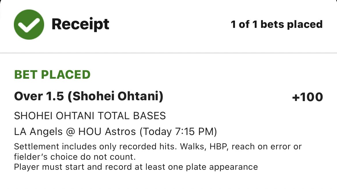 BDE__BETS's tweet photo. LOCK OF THE DAY 🔐

Ohtani - Over 1.5 TBs +100 🤑

LETS RIDE 😎

#MLB #MLBB #MLBTwitter #MLBxESPN #ajaher #AlNassrAlhilal #AthleticRealMadrid #Crimea #CristianoRonaldo #lufc #LGM #ForTheA #BringTheGold #ArizonaBorn #Rodrygo #Militao #TheMets #Wilder #Ravens #AnthonyJoshua #Sports https://t.co/zE3dbVgu5G
