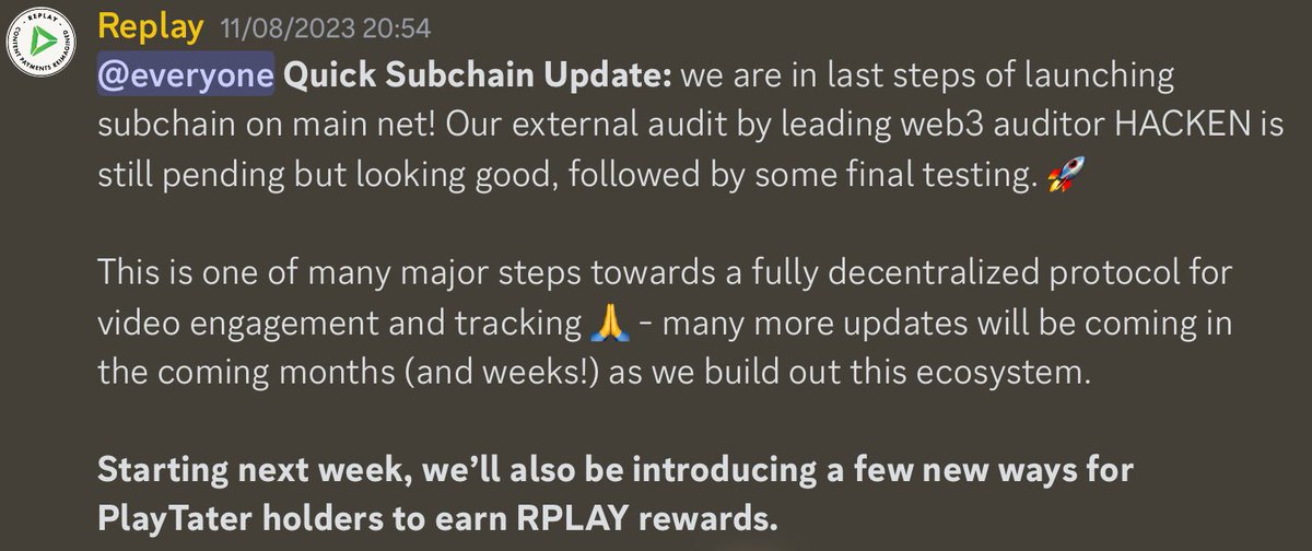 THETA_ECOSYSTEM's tweet photo. @ImagineReplay is steadily preparing for the launch of its subchain on the $THETA mainnet.
Join their official discord server and stay up to date with the latest news   
of this #Web3 flagship project into #THETA #Blockchain

https://t.co/LvjdqAjkvg https://t.co/ZmC0jxKUrx