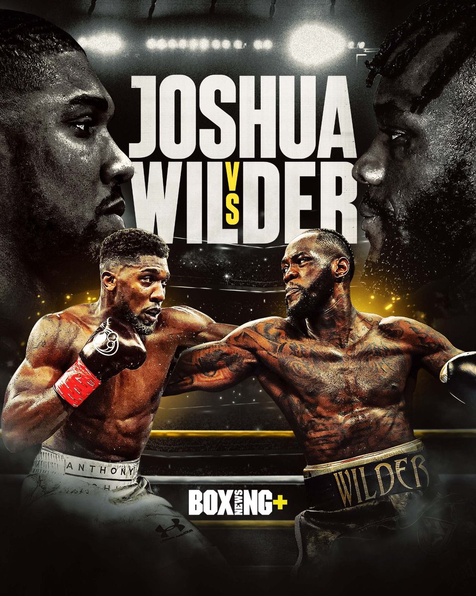 BoxingNewsPlus's tweet image. Anthony Joshua vs Deontay Wilder 

Get your predictions in... 🔮👇