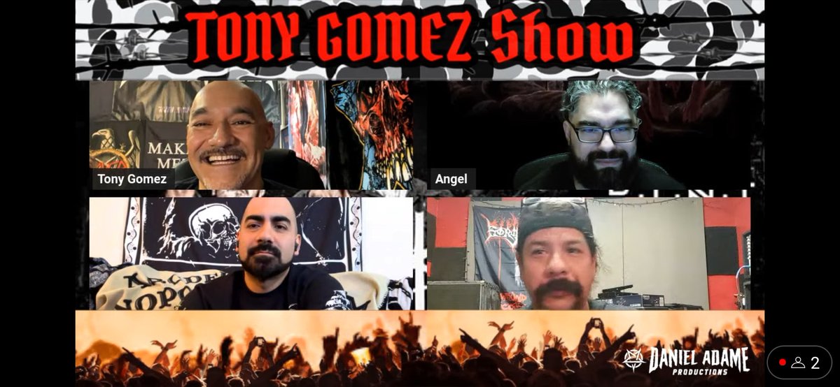 Live Interview now on the Tony Gomez Show 🤘 youtube.com/live/UbRSIl1_M…