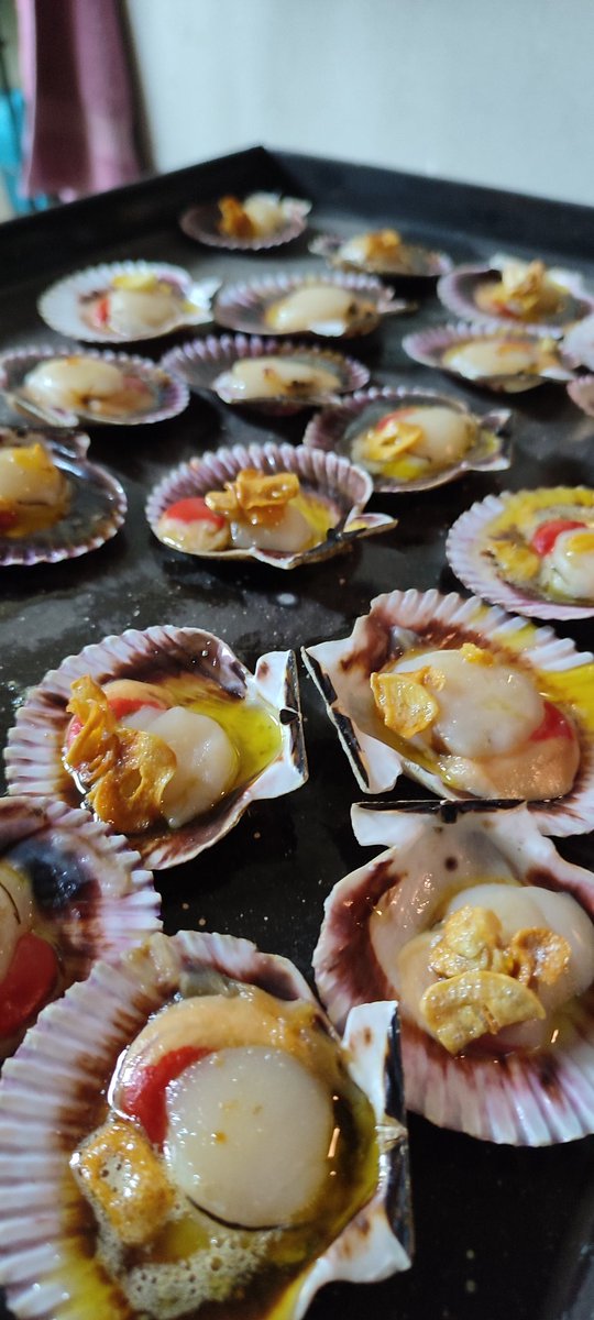 En el cumpleaños de mi mami ❣️. Ostiones de Tongoy