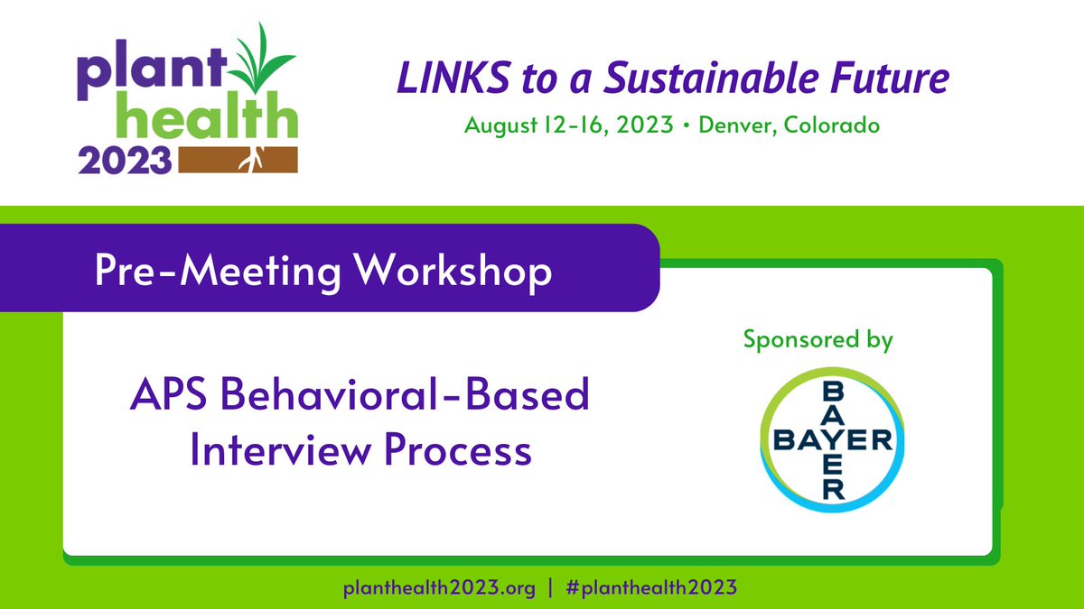 The American Phytopathological Society tweet media