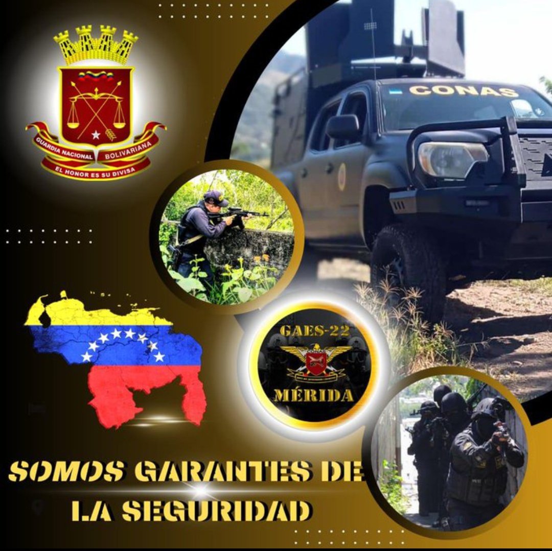 #12Ago 🚔 La principal misión de nuestros centinelas de negro es garantizar la vida y la paz de la población venezolana.
#GNBGarantíaDePaz
