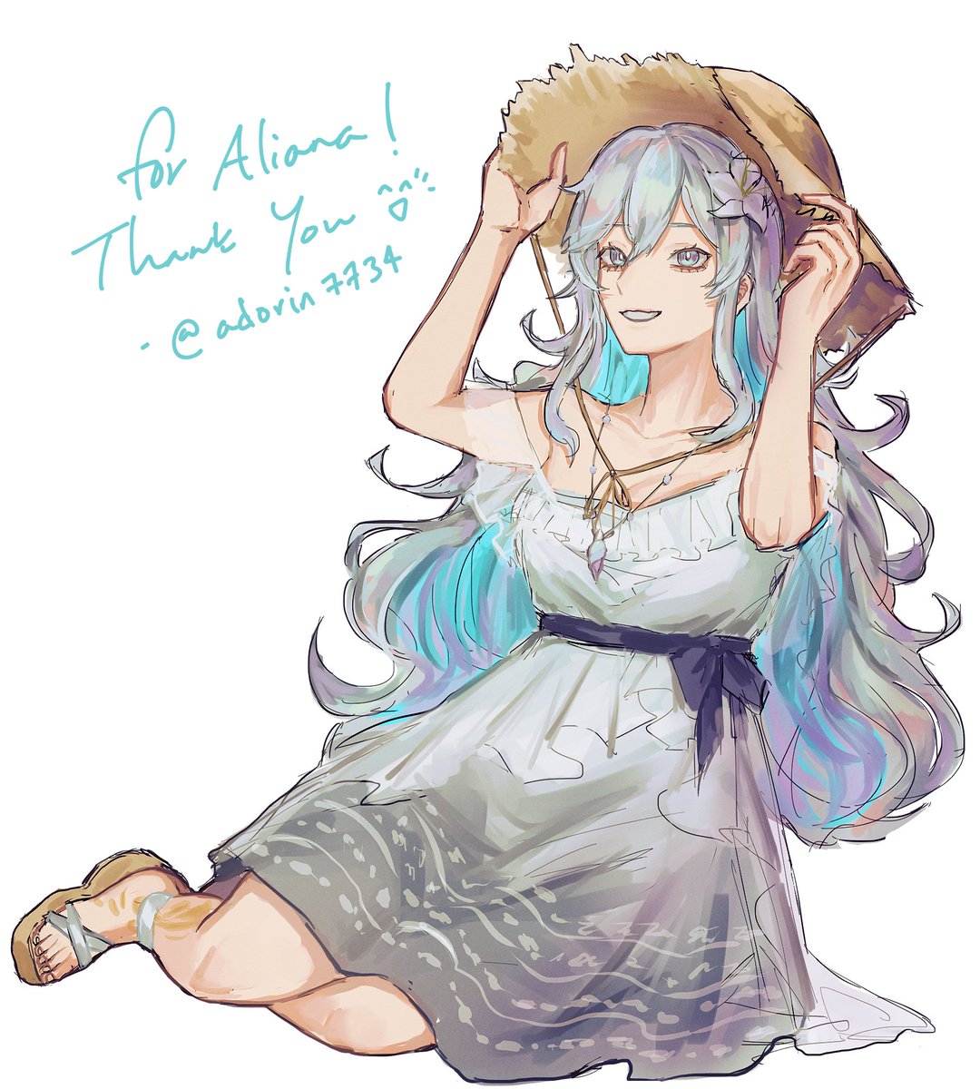 adorin7734's tweet photo. thank you Ailana for the rush commission request 🦈🐚!!!! https://t.co/ExJYA1ZqF0