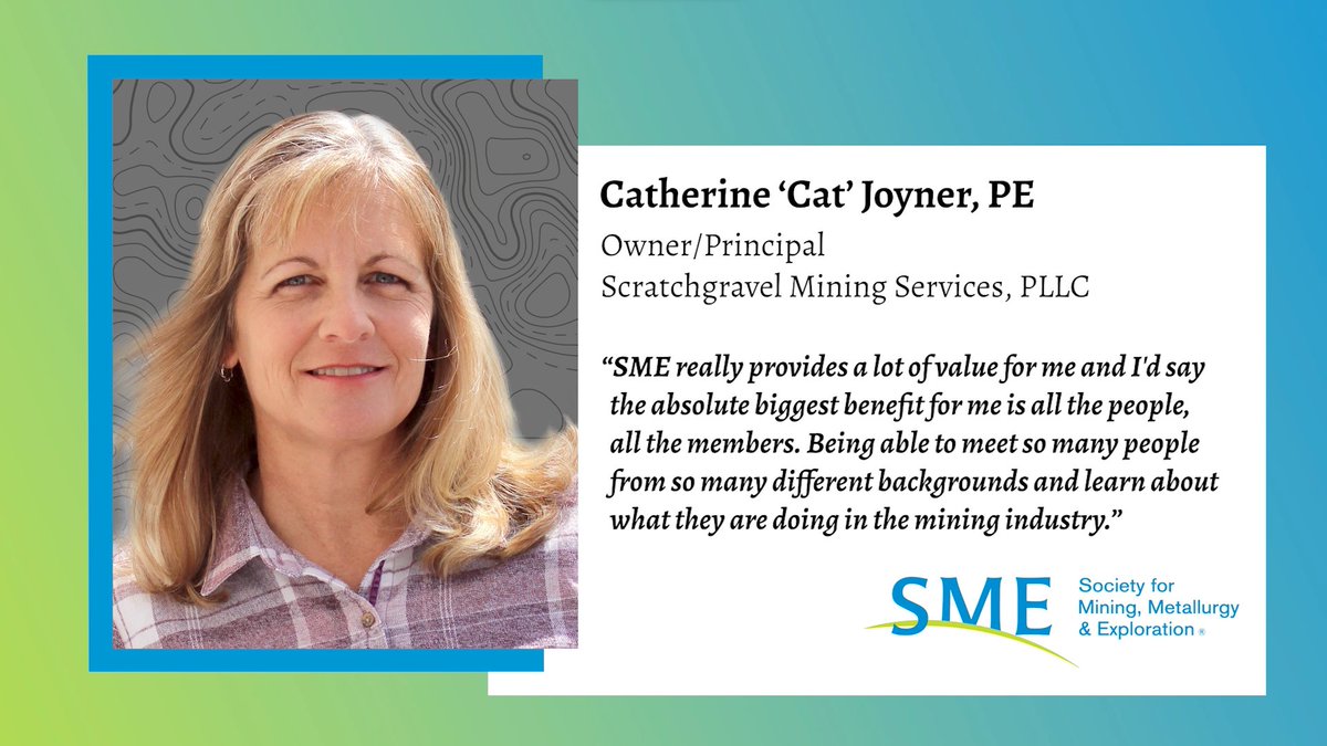 smecommunity's tweet photo. Introducing SME member Cat Joyner. Join us as she shares her inspiring journey of career development and her impactful involvement with SME. Her advice to newcomers? "Ask to be involved, and you'll get involved." Watch her interview here: https://t.co/XVW9XGvL9p #WhyISME https://t.co/ow42lzkEuj