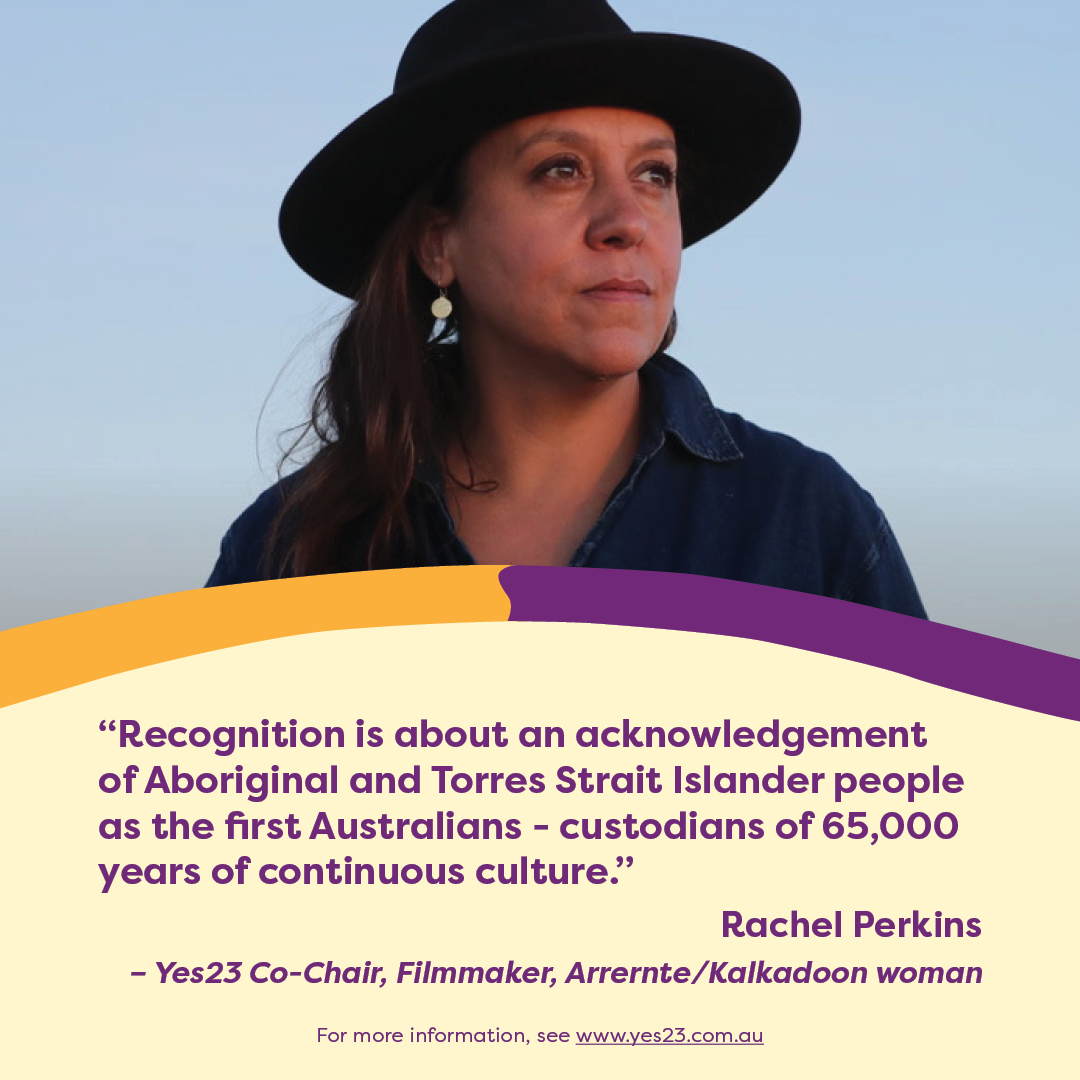 Australia is home to the longest continuous culture on the planet. For Yes23 Co-Chair Rachel Perkins, the Voice to Parliament is about recognising - in a practical way - Aboriginal and Torres Strait Islander people as the longest continuous culture on Earth. #yes23