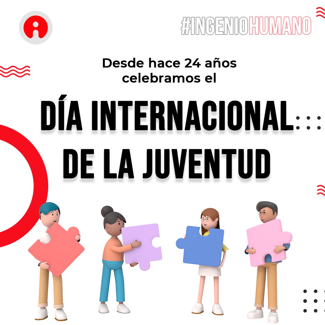 Ingecom_CA's tweet image. Hoy recordamos la importancia de los jóvenes en el mundo y su enorme poder para generar cambios positivos en sí mismos, su comunidad, su academia y su trabajo. Etiqueta a quien desees felicitar por su esfuerzo diario 💪
#Ingecom #ingeniomania #diainternacionaldelajuventud #onu