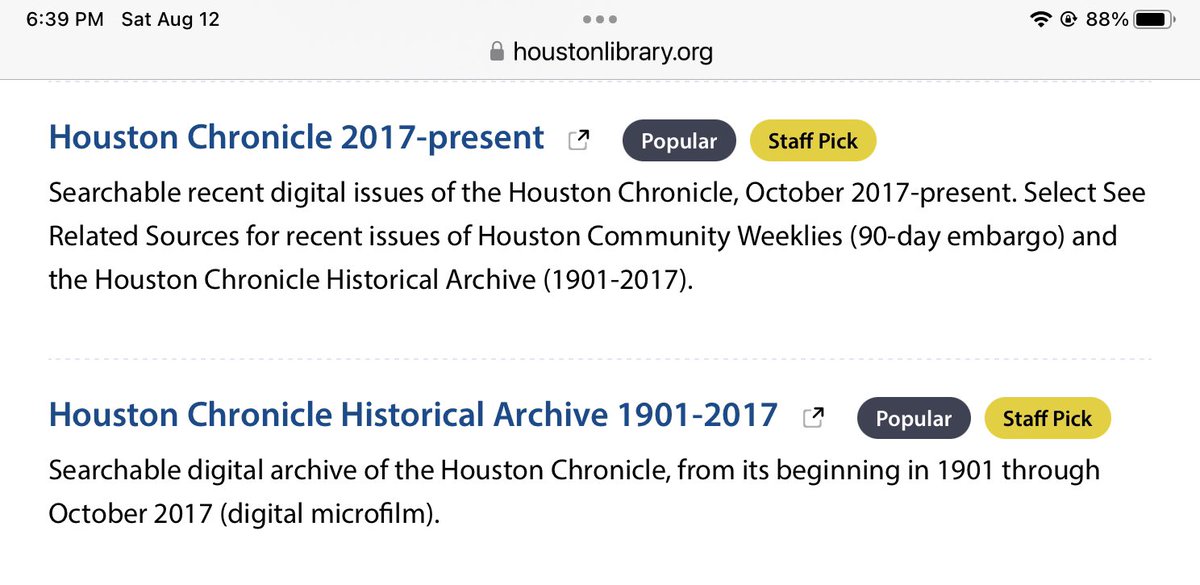 AaronLeeTaylor's tweet photo. @NoahMF If you have a Houston Public Library card/account… https://t.co/4g2L1UF7bt