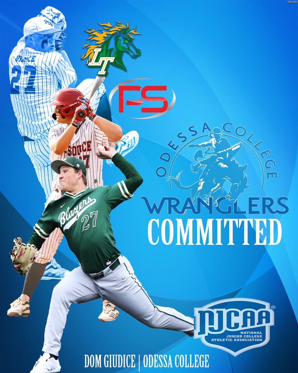 Dom Giudice (@giudice_dom27) on Twitter photo I am honored and blessed to continue my academic and baseball journey <a href="/OdessaCBaseball/">Odessa College Baseball</a> as a 2 way player. I couldn’t have done it without God, my family and my coaches. <a href="/prosourceteam/">Pro Source Athletics</a>
<a href="/breeding_jeff/">Jeff Breeding</a>
<a href="/TrailBlazerBB/">LTHS Trail Blazer Baseball</a>
<a href="/BKAgamennone/">Brandon Agamennone “Aggie”</a>
<a href="/CoachStoryLT/">Jay Story</a> I am honored and blessed to continue my academic and baseball journey <a href="/OdessaCBaseball/">Odessa College Baseball</a> as a 2 way player. I couldn’t have done it without God, my family and my coaches. <a href="/prosourceteam/">Pro Source Athletics</a>
<a href="/breeding_jeff/">Jeff Breeding</a>
<a href="/TrailBlazerBB/">LTHS Trail Blazer Baseball</a>
<a href="/BKAgamennone/">Brandon Agamennone “Aggie”</a>
<a href="/CoachStoryLT/">Jay Story</a>