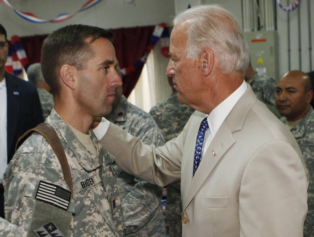 ChrisDJackson's tweet photo. Hey @Mike_Pence, let me introduce you to Major Beau Biden, son of President Joe Biden.

Beau served in Iraq while President Biden was vice president and earned a Bronze Star Medal and was awarded both the Legion of Merit, and the Delaware Conspicuous Service Cross. 

He died from cancer caused by the burn pits he was around while serving in Iraq. 

Watch your words, sir.