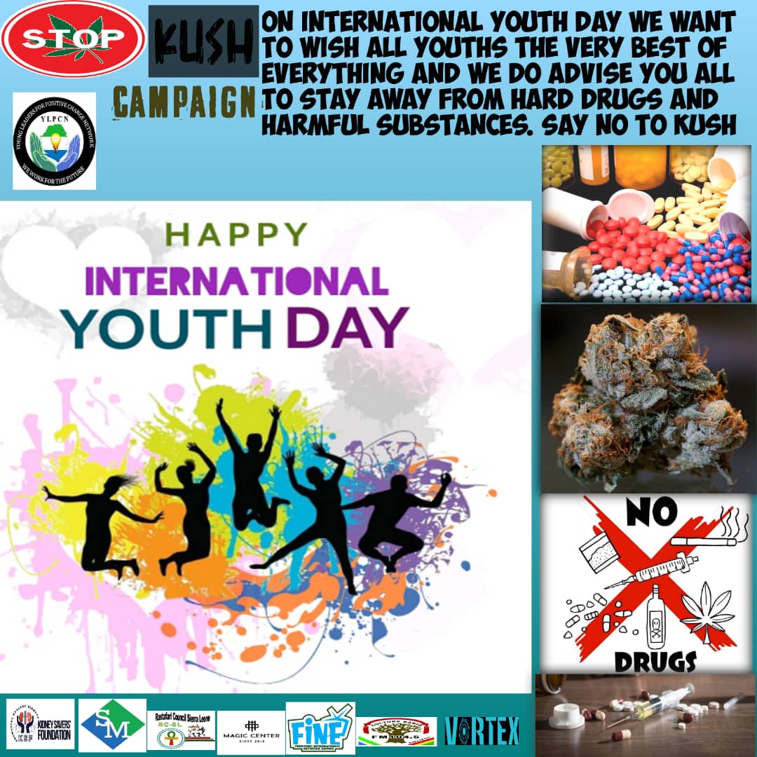 KidneySavers's tweet photo. Today is #InternationalYouthDay2023. 
#Youths are the most valuable human resource of any country and hence their welfare must be a priority. 
#Say_No_To_Kush
#Saynotodrugs
#kidneysavers 
#kidneyhealtheducation 
#kidneysaversfoundation. https://t.co/4nzAVyUHh4