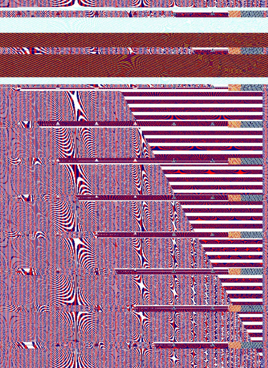 dead_marcelo's tweet photo. It is with great joy that I come to share my second collection in ethereum, in my own manifold contract, neuen an inversion of ueneu, a set of recursive techniques performed with gradients in hydra. thank @crashblossom1  who encouraged and supported me to make it 

#generativeart https://t.co/yZ5Rkzho4s