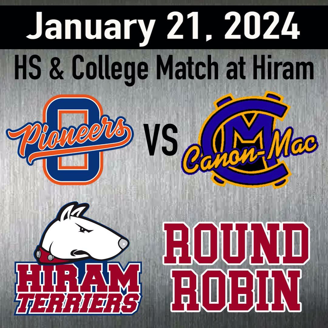 OOHSgirlswrest's tweet photo. Excited to drop this schedule addition against Pennsylvania state champion Canon-McMillan HS! The last national ranks had Big Mac at #24 and Orange at #32. We’ll wrestle a dual at Hiram College before they battle John Carroll University and others. Can’t wait to #FightForOhio https://t.co/ngLSszJp4f