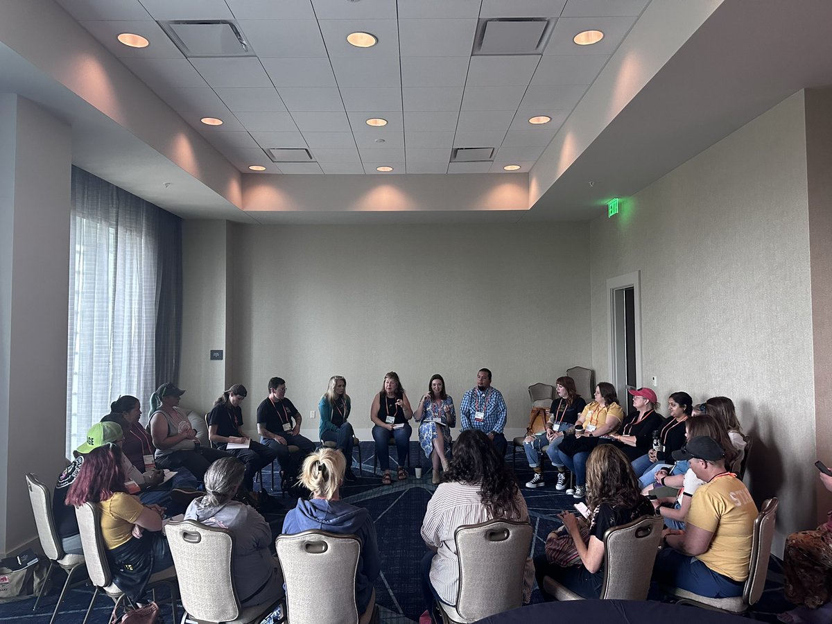 BFAS_Julie's tweet photo. This morning’s #BFNC well-being session focused on coping with pet loss at your not-yet-no-kill organization.

Let’s keep extending compassion and support to each other. We’re all in this together. https://t.co/hlSqA4Mfzv