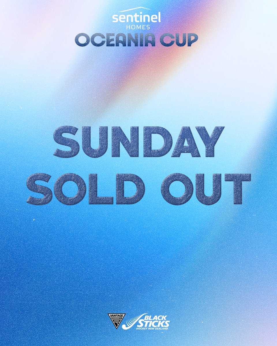 It's another sell out! What a day this is going to be!