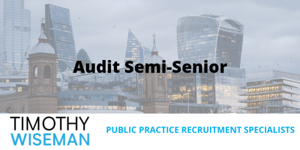 TimothyWiseman_'s tweet photo. Take a look at one of our latest roles! Audit Semi-Senior, Up to £40k. https://t.co/AnXdVeIxv5