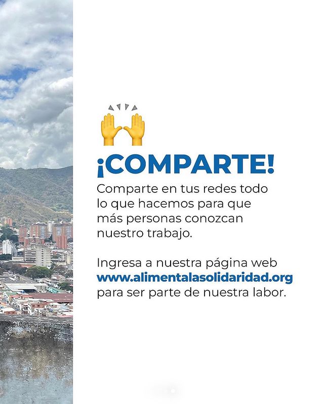 AlimentaTachira's tweet photo. Juntos marquemos la diferencia y llevemos esperanza a cada rincón del mundo. (2/2) @Alimenta_AS 

#AsistenciaHumanitaria #AlimentaLaSolidaridad https://t.co/TGCwCJHbGD