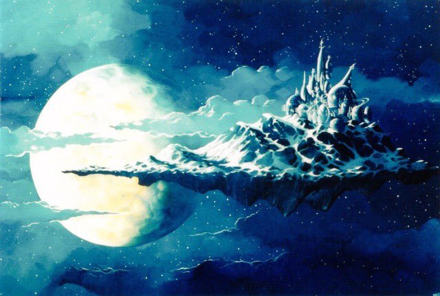 retroscifiart's tweet photo. Floating cities by Steve R Dodd https://t.co/Lgx9OtPrha