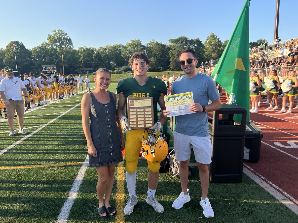 Congrats to Jack Schafers, 2023 recipient of the Matt Grosserode Memorial Scholarship.