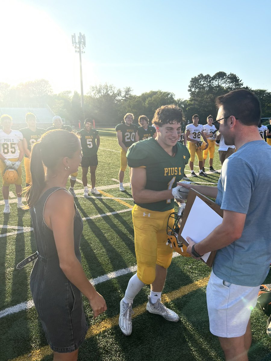 PiusXtra's tweet photo. Congrats to Jack Schafers, 2023 recipient of the Matt Grosserode Memorial Scholarship. https://t.co/xqD9QOgIMa