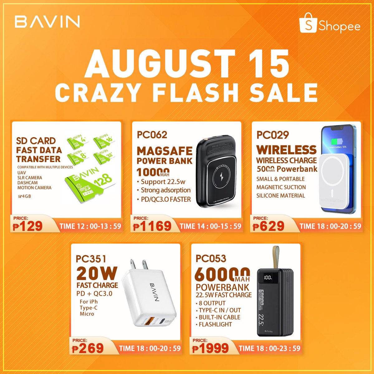 BavinOfficial's tweet image. Hi KaBAVIN!📷 SPOILER ALERT 📷
📷August 15, 2023, Crazy Limited Flash Deals!📷
Save the date and enjoy limited Flash Deals!📷

Don't miss the chance KaBAVIN!
📷Shopee: shopee.ph/bavin.ph
Happy PAYDAY SALE mga KaBAVIN!📷
#ChooseBAVINmobileaccessories
#ilovebavin
#bavinph