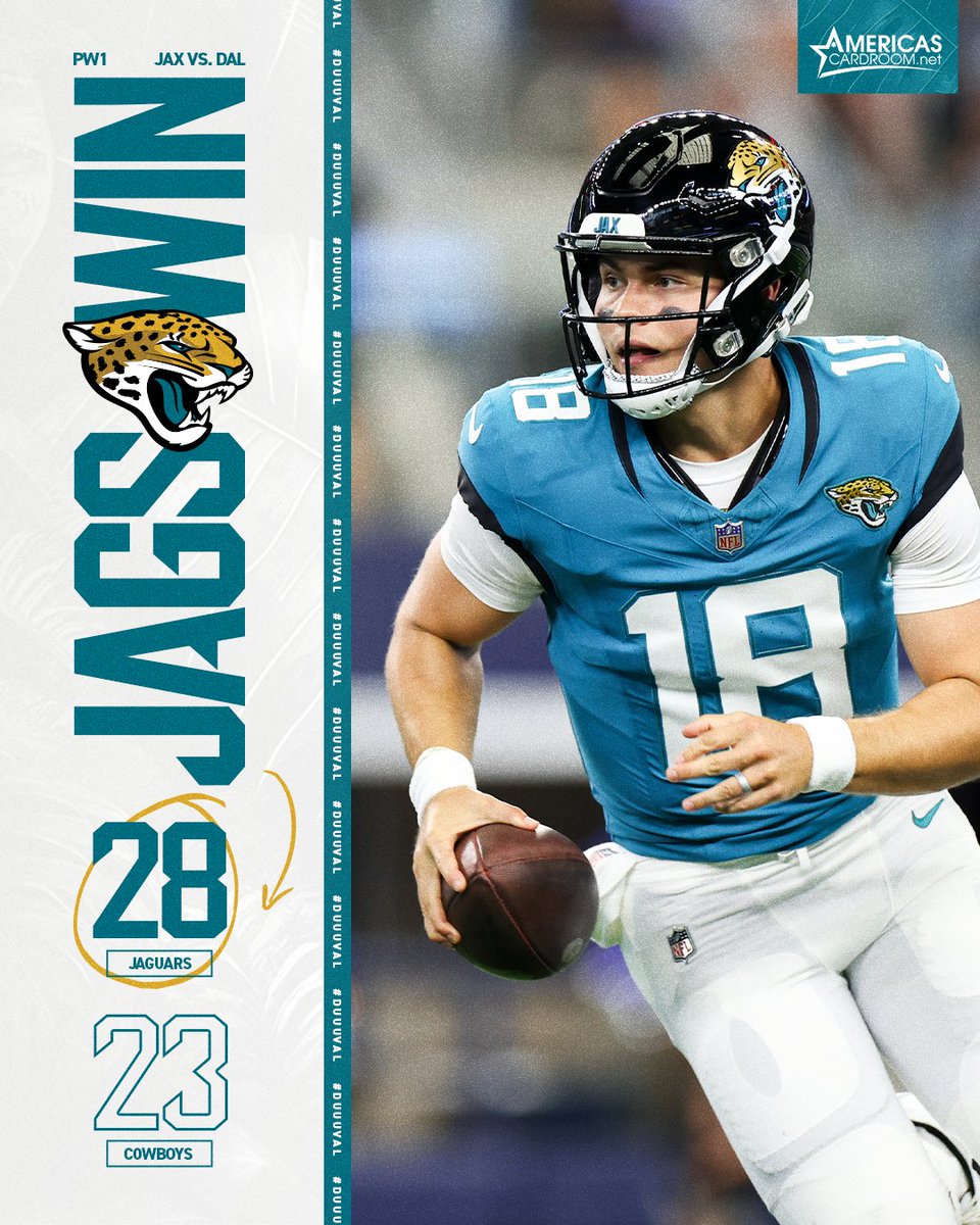 Jaguars's tweet image. We brought a few stars of our own.

@net_acr | #JAXvsDAL