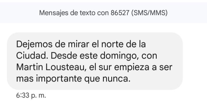 marianorecalde's tweet photo. Afiliados al @PJCiudad y muchos otros ciudadanos están recibiendo mensajes segmentados llamando a votar a Lousteau. Esta maniobra no solo busca confundir sino que configura graves violaciones a la ley: tráfico de datos personales y violación de la veda electoral. https://t.co/xliitKaTLV
