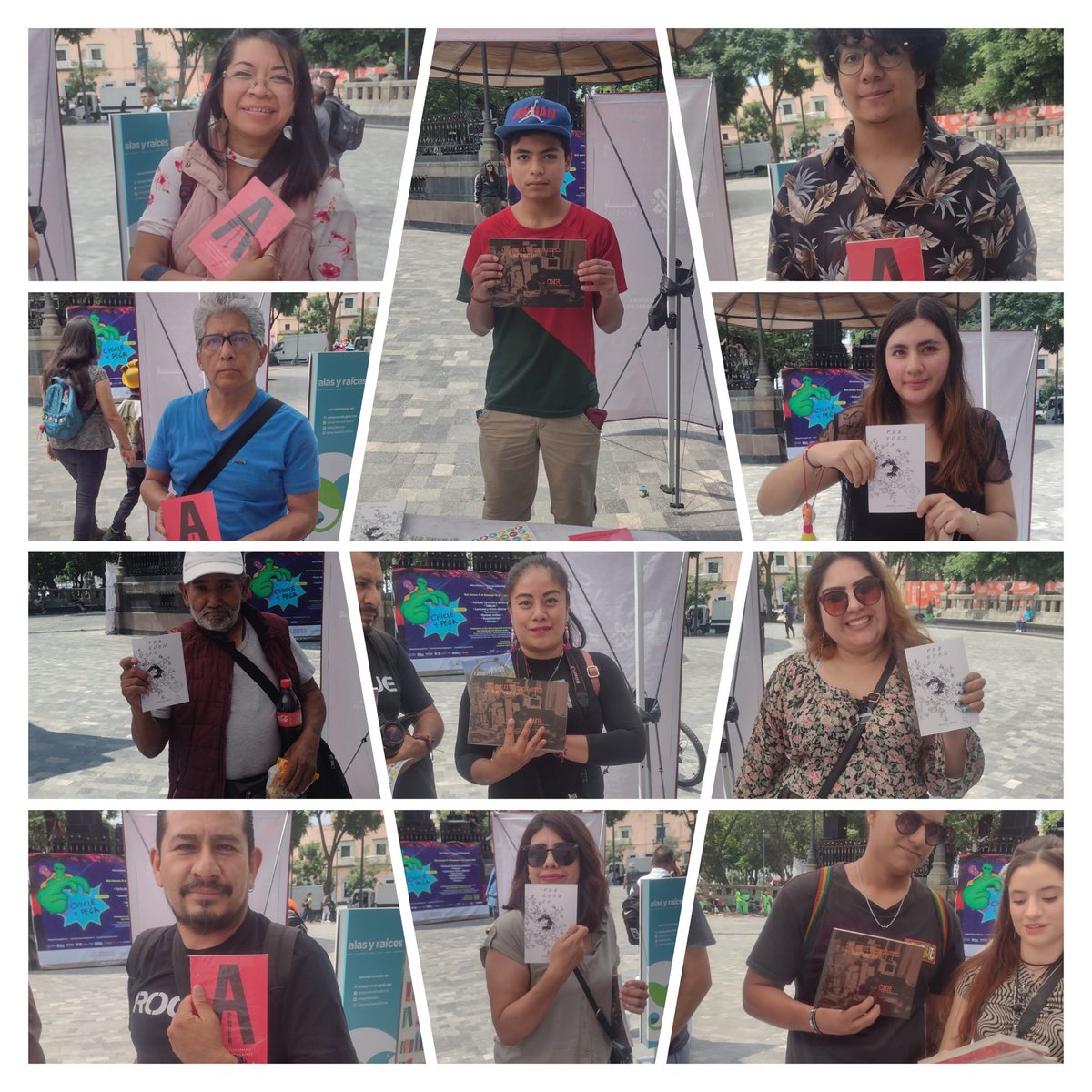 Hoy la Chula estuvo en La Alameda. Leímos, hablamos con la gente, llevamos gráfica y regalamos libros de Mantarraya Ediciones, bajo la dirección de <a href="/manchadetinto/">A. María Calera-Grobet</a> . Muy pronto en otros puntos de las Ciudad. #LaChula #lachulasigue #lachulaviajera #culturacdmx #alameda